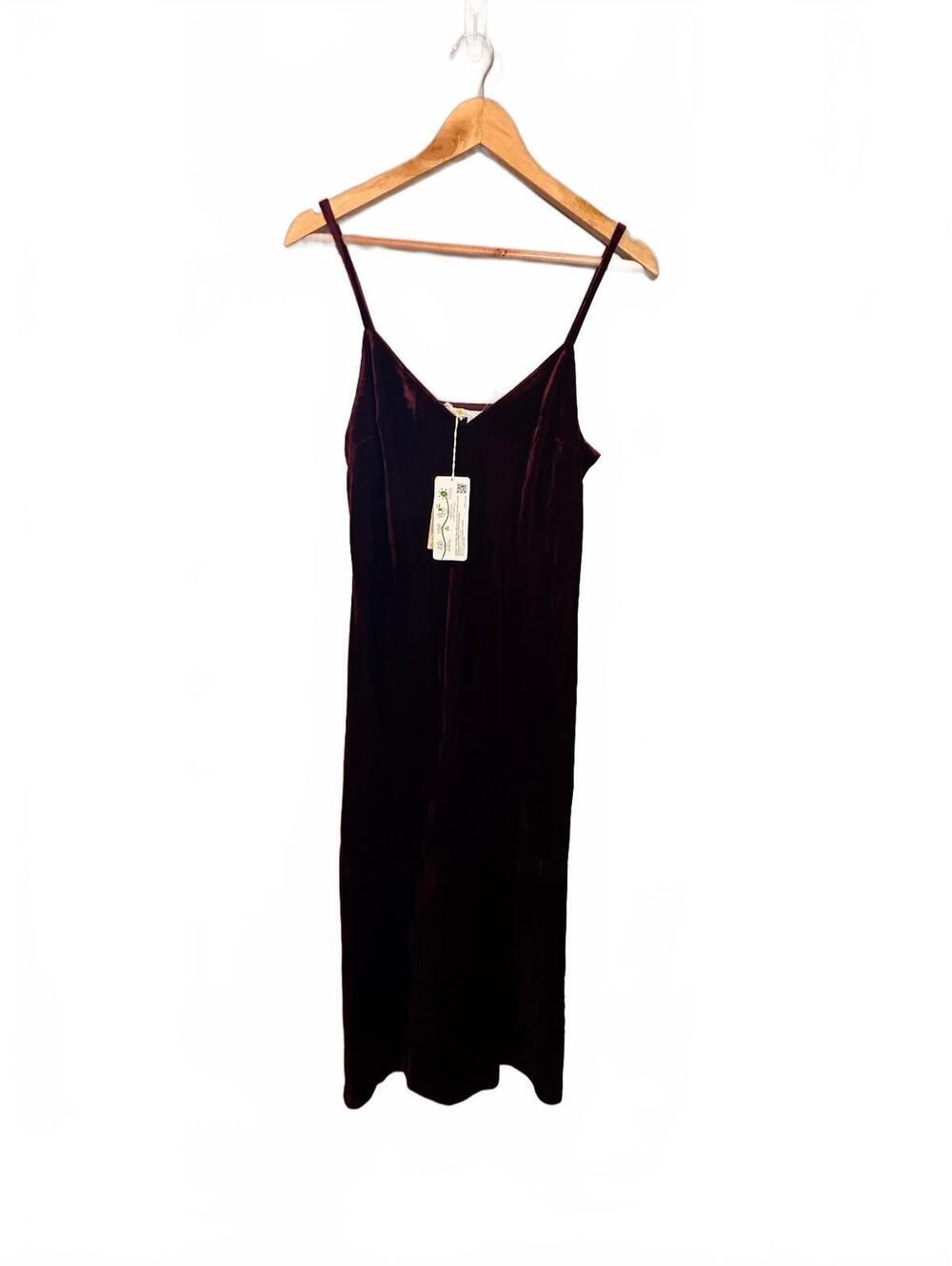 NWT Boden Velvet Slip Midi Party Dress US 6R - Picture 2 of 7